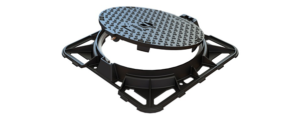 Tampon en fonte ductile 850x850 D400 verrouillage horizontal VEO SC VOR5