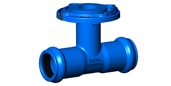 Té à 2 emboitements