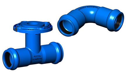 Raccords en fonte à emboitements