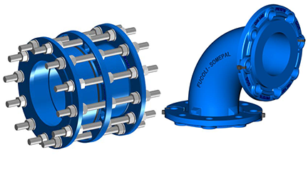 Raccords en fonte à brides