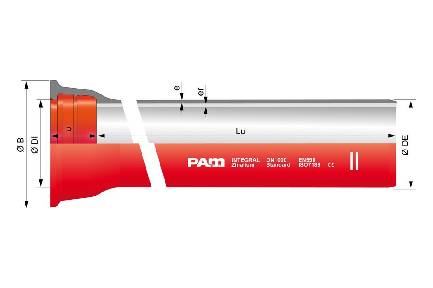 Tuyaux PAM en FD PAM à joint standard Ass - INTEGRAL DN 700_1400